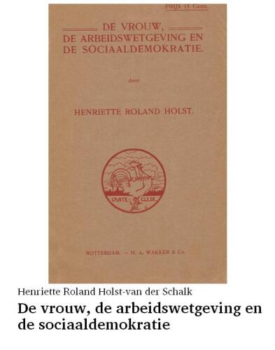 De vrouw, de arbeidswetgeving en de sociaaldemokratie