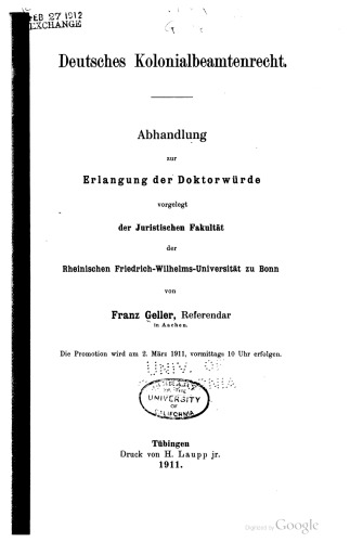 Deutsches Kolonialbeamtenrecht