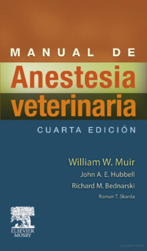 Manual de Anestesia Veterinária