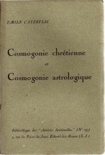 Cosmogonie chrétienne et Cosmogonie astrologique