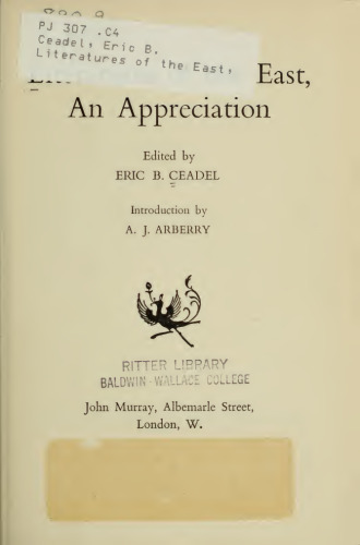 Literatures of the East: An Appreciation