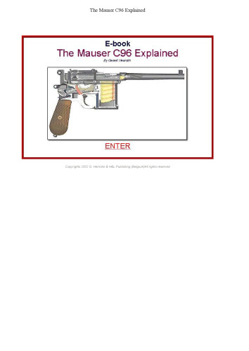 The Mauser C96 Explained