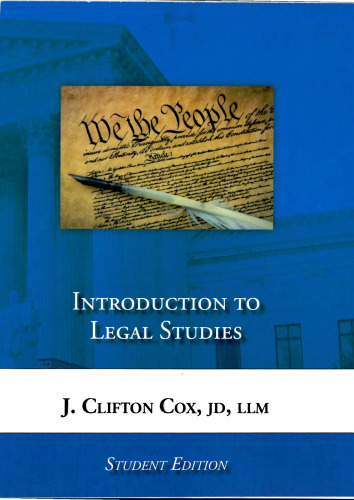 Introduction to Legal Studies
