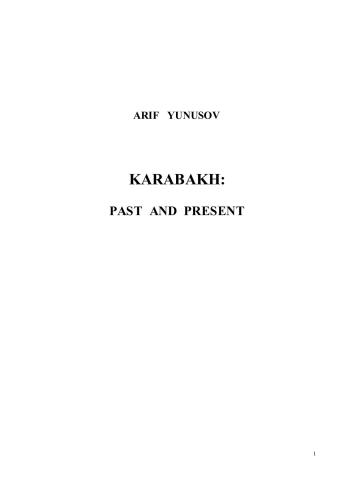 Karabakh: Past and Present