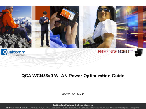 QCA WCN36x0 WLAN Power Optimization Guide
