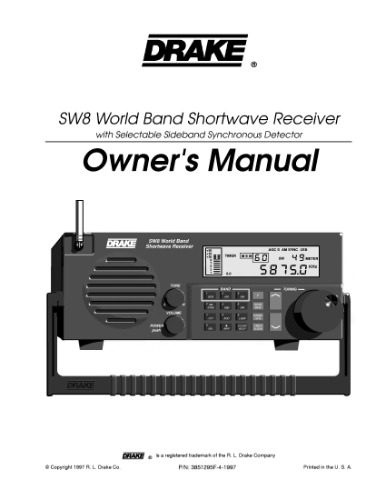 Drake SW-8 World Band Shortwave Receiver
