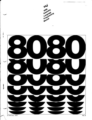 8080 Assembly Language Programmers Manual