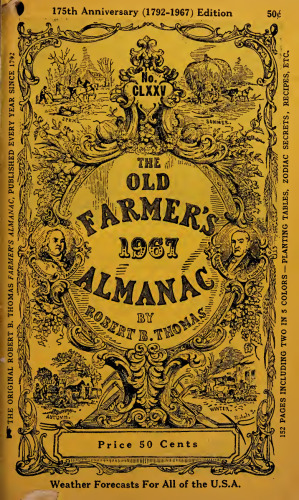 The Old Farmer's Almanac 1967