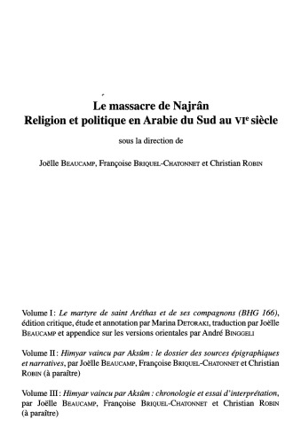 Le martyre de Saint Aréthas et de ses compagnons (BHG 166)