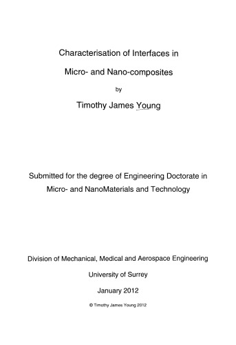 Characterisation of Interfaces in Micro- and Nano-composites