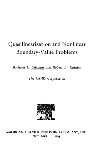 Quasilinearization and nonlinear boundary-value problems