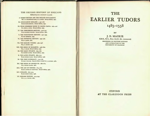The Earlier Tudors 1485-1558