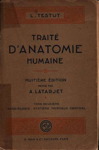 Traite d'anatomie humaine