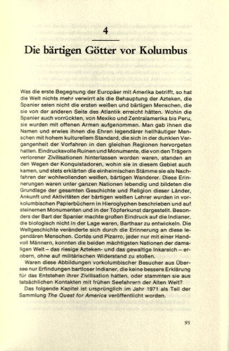 Die bärtigen Götter vor Kolumbus