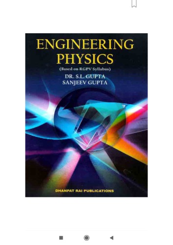 Engineering Physics S L Gupta - Chapter - QUANTUM PHYSICS