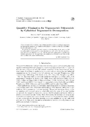 Quantifier elimination and CAD for trigonometric polynomials