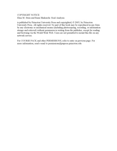 Real Analysis, Measure Theory, Integration, And Hilbert Spaces