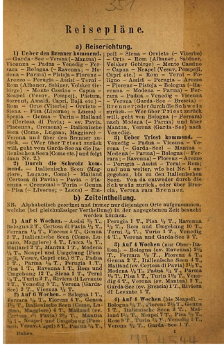 Italien in sechzig Tagen
