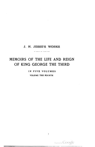 Memoirs of the life and reign of King George the Third