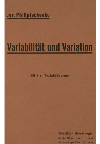 Variabilität und Variation