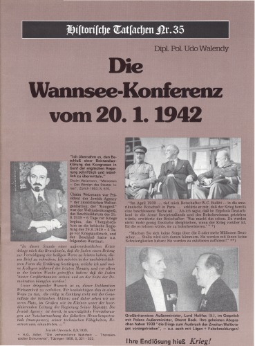 Die Wannsee-Konferenz vom 20.1.1942