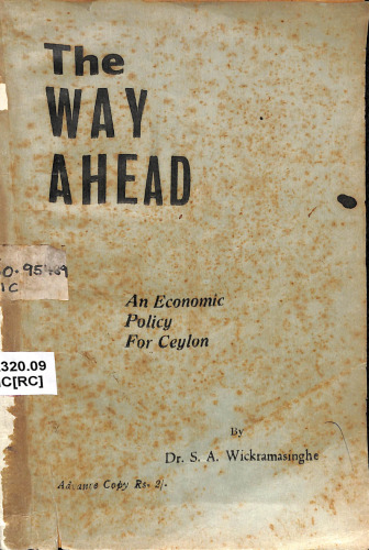 The Way Ahead