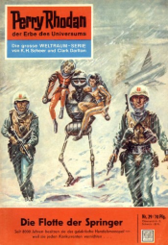 Perry Rhodan, der Erbe des Universums. Nr. 29. Die Flotte der Springer