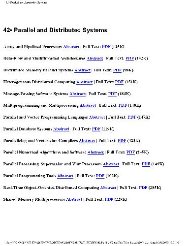42.Parallel and Distributed Systems