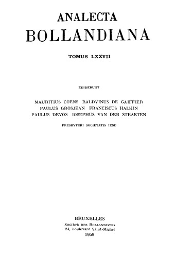 Analecta Bollandiana