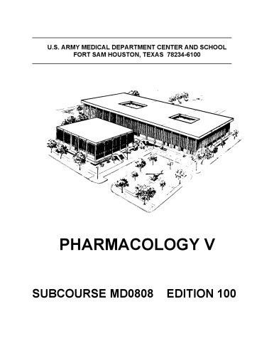 Pharmacology V MD0808