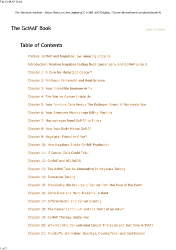 The GcMAF Book