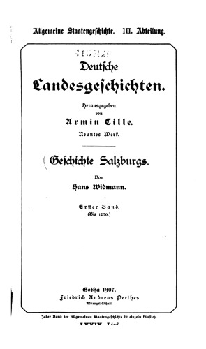 Geschichte Salzburgs / Bis 1270