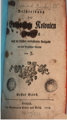 Beschreibung der europäischen Kolonien in Amerika