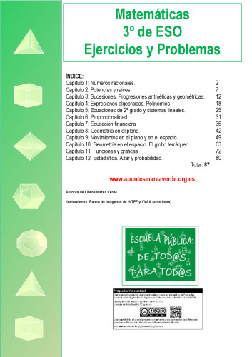 Matemáticas 3º ESO (LOMLOE) - Ejercicios y Problemas