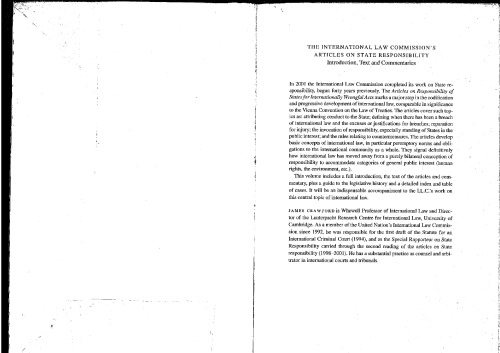 The International Law Commission´s Articles on State Responsibility