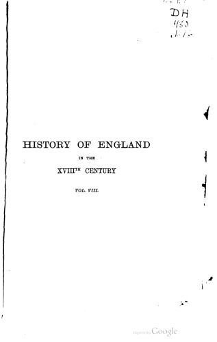 History of England in den eighteenth century