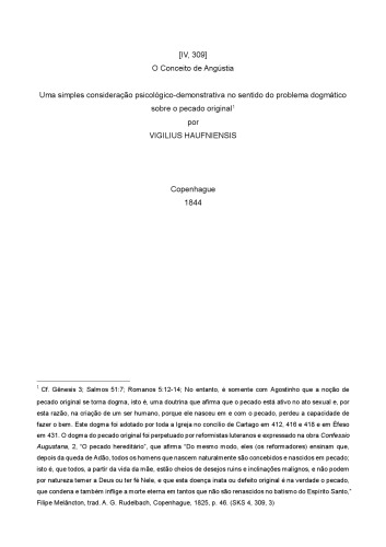 Conceito de Angústia (2)