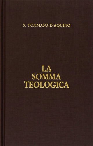 La Somma Teologica. La creazione. Gli angeli