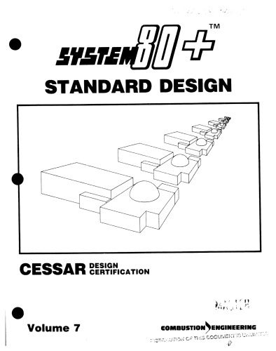 System 80+ Standard [nucl. powerplnt] Design - Vol 07