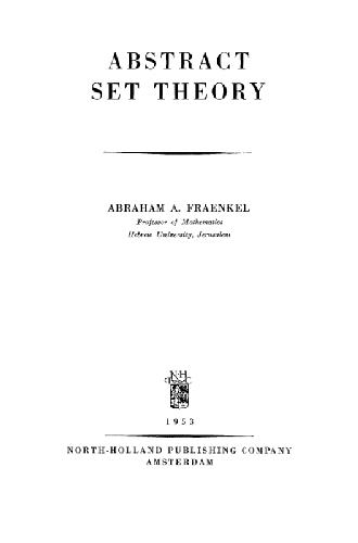 Abstract set theory