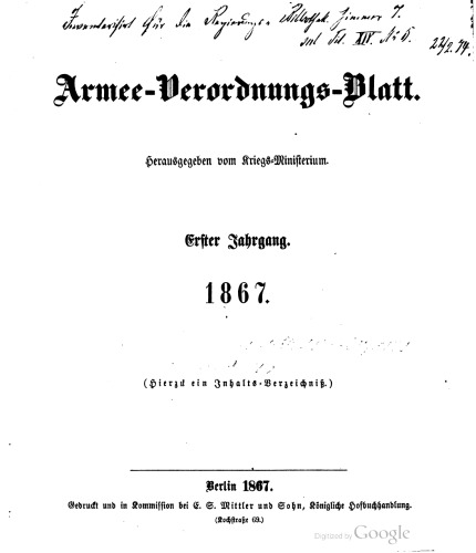 Armee-Verordnungs-Blatt