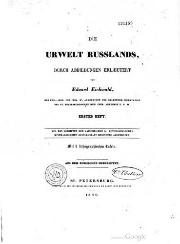 Die Urwelt Russlands