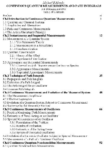 Continuous quantum measurements and path integrals