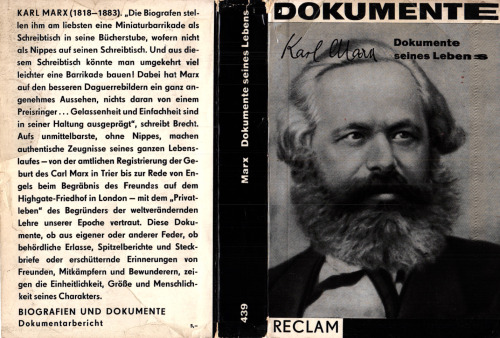 Karl Marx, Dokumente seines Lebens