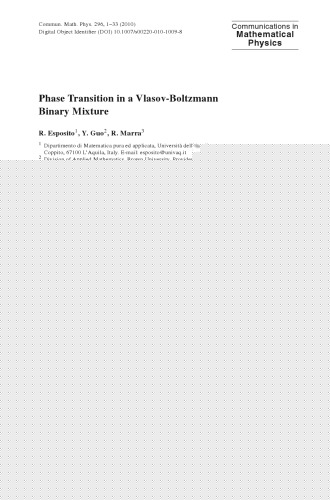 Communications In Mathematical Physics - Volume 296