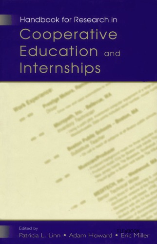 Handbook For Research In Coop Educ And Internships
