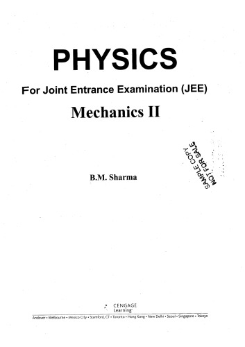 Cengage physics mechanics 2