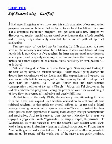 Self-Remembering - Gurdjieff