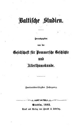Baltische Studien
