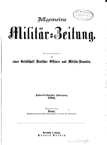 Allgemeine Militär-Zeitung